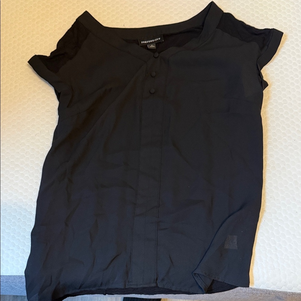 Fashionable Black Women's Blouse